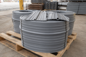 Waterstop materials organized for delivery from a nationwide construction supplier.